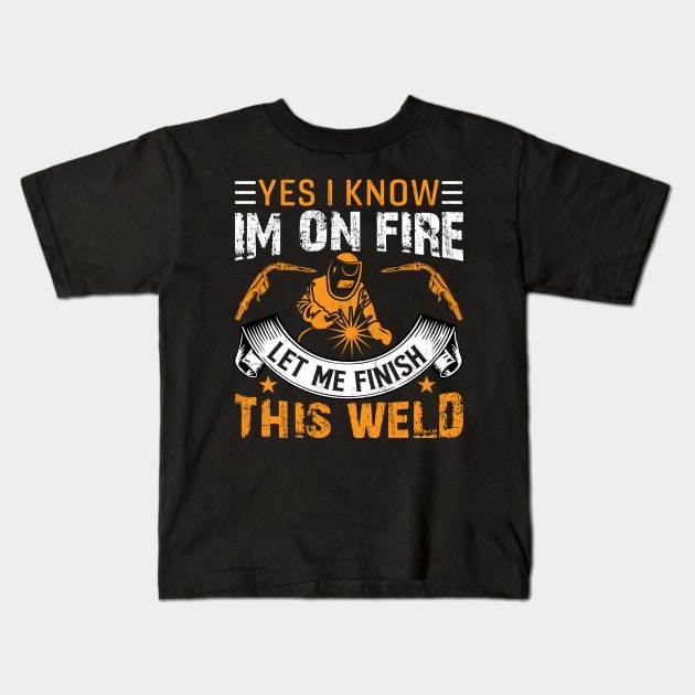 welding Kids T-Shirt by Lifestyle T-shirts